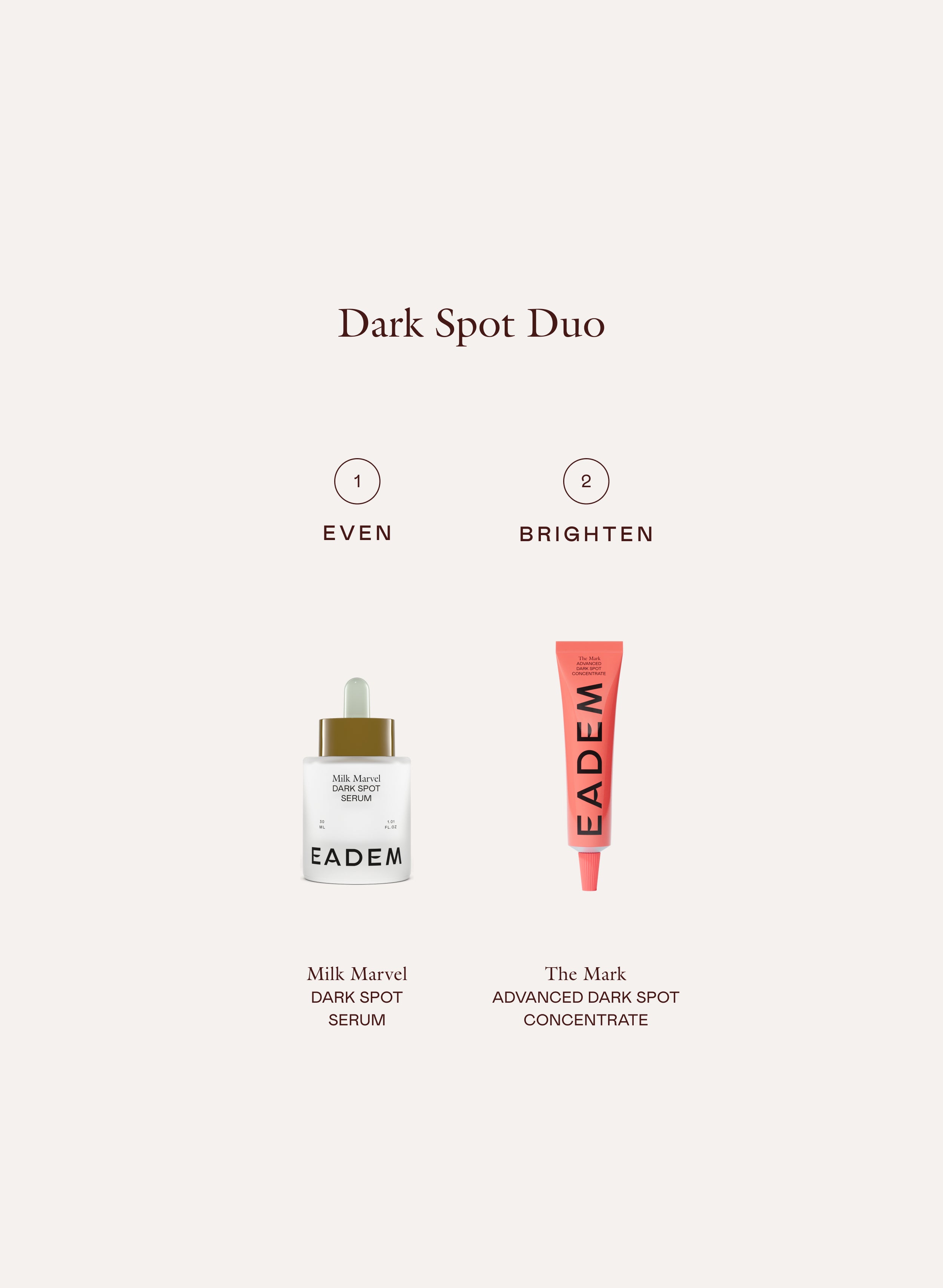Dark Spot Duo | EADEM