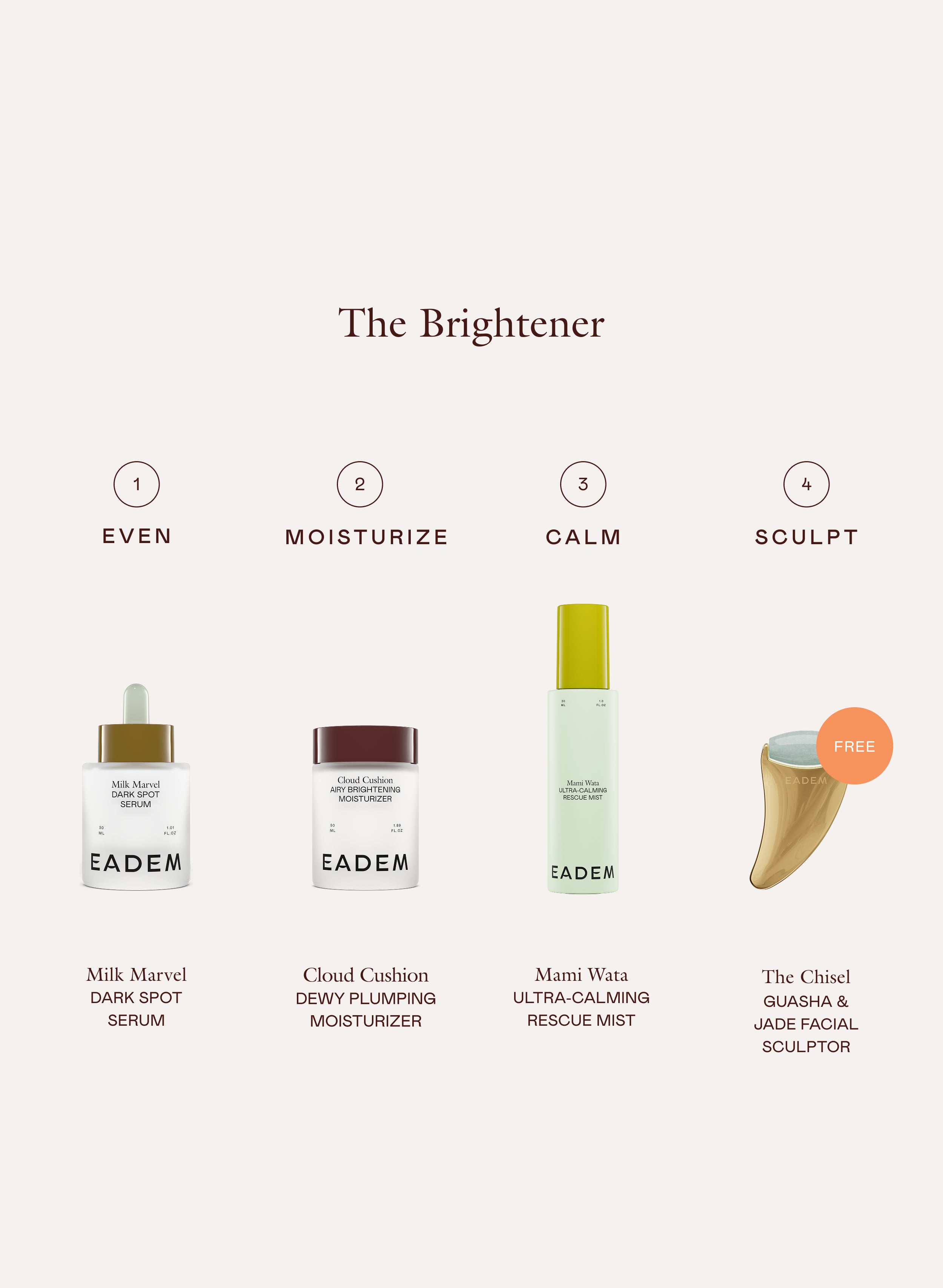 The Brightener Set | EADEM